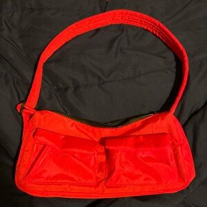 Baggu Nylon Cargo Shoulder Bag Candy Apple